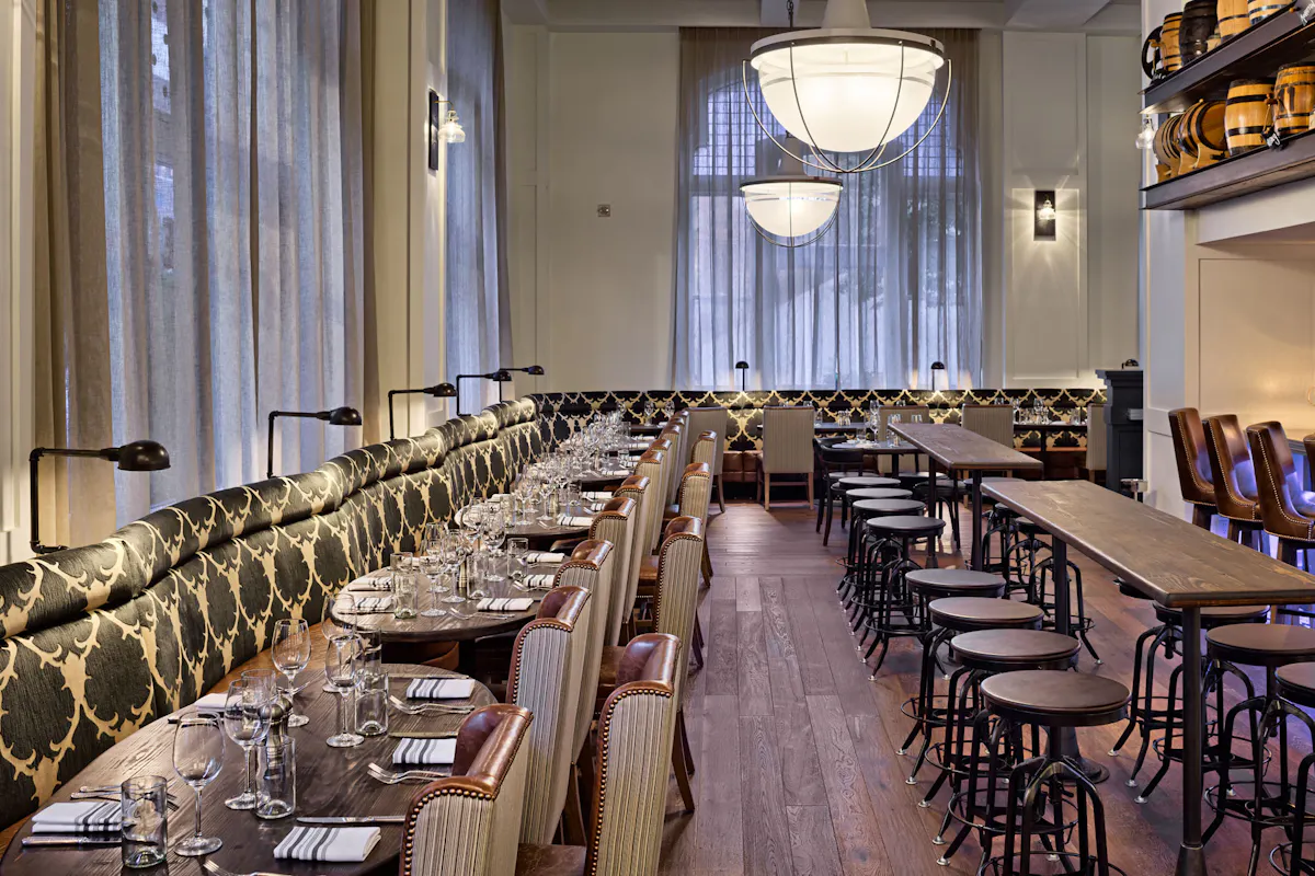 a dining room table
